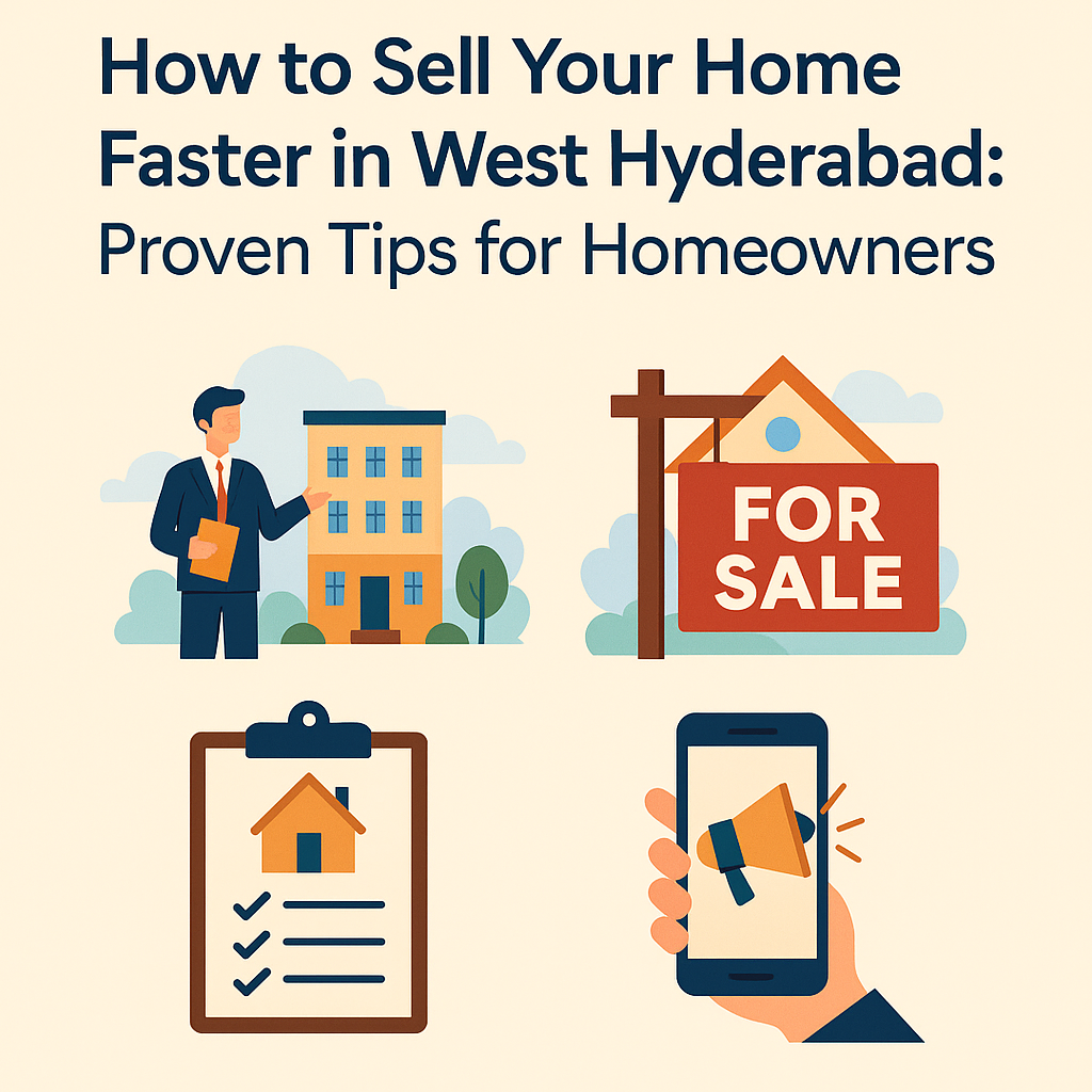 🏡 How to Sell Your Home Faster in West Hyderabad: Proven Tips for Homeowners