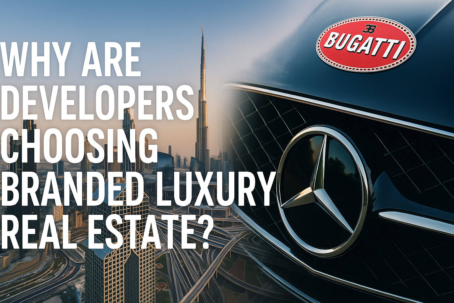 🏙️ Why Are Dubai Developers Partnering with Brands Like Bugatti & Mercedes-Benz?